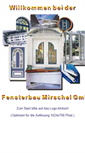 Mobile Screenshot of fensterbau-mirschel.de
